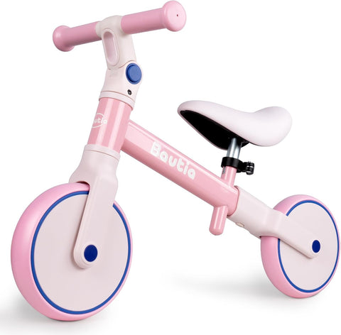 Baby Balance Bike for 1-3 Year Old Boys Girls, Toddler Balance Bike for 18 Month+ Adjustable Seat, No-Pedal Training Bike First Gifts for Kids-Blue